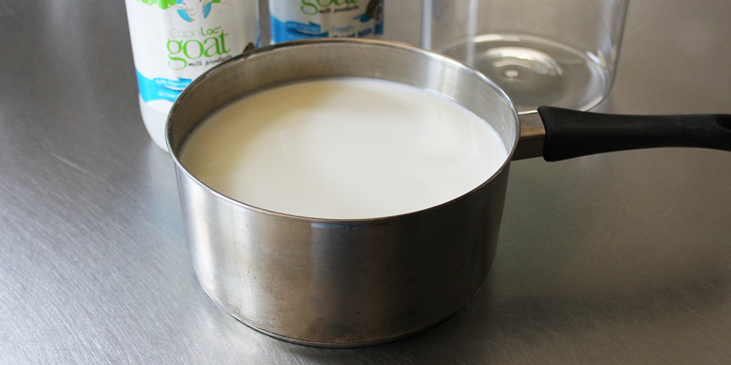 Heat unpasteurized milk