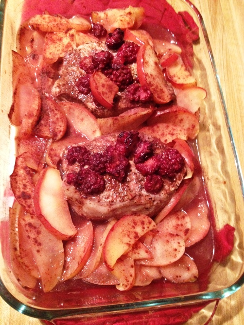 Berry-Apple-Pork-Chop-Bake